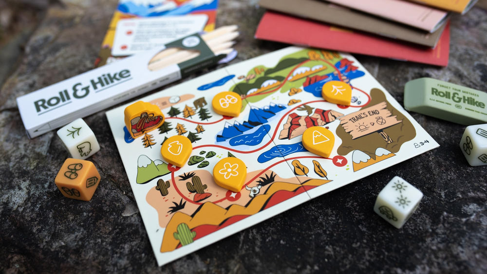 Keymaster Games Parks Roll & Hike camp-ready dice for quick decisions