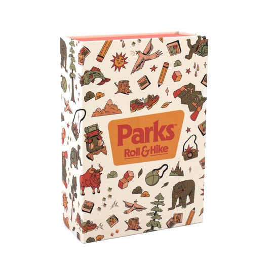 Keymaster Games Parks Roll & Hike magnet box for compact travel storage