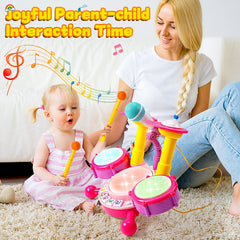 Keysense Lifestyle Pink design toddler toy invites joyful singing and dancing sessions.