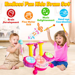 Keysense Lifestyle Toddlers drum pads and cymbals encourage early coordination and musical curiosity.