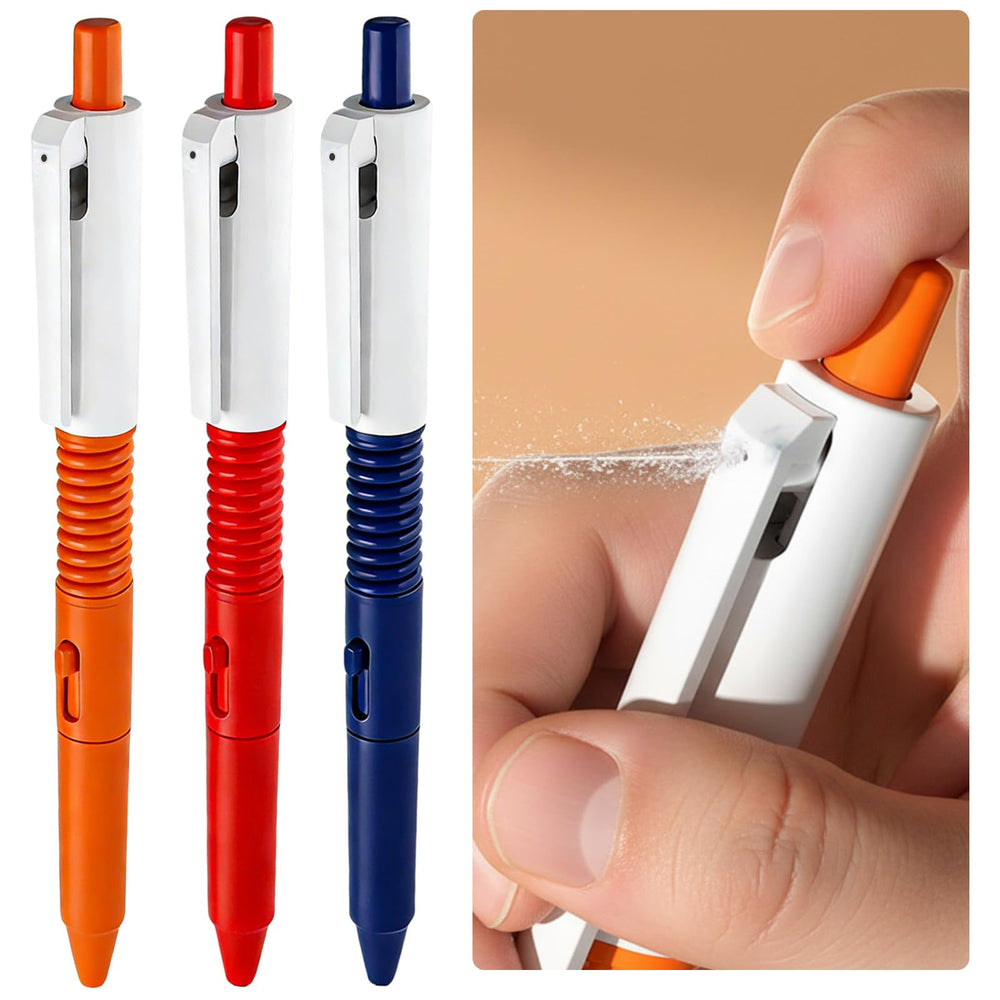 KFHENSOMR water spray pen in blue, dual-function for writing and light-spray pranks