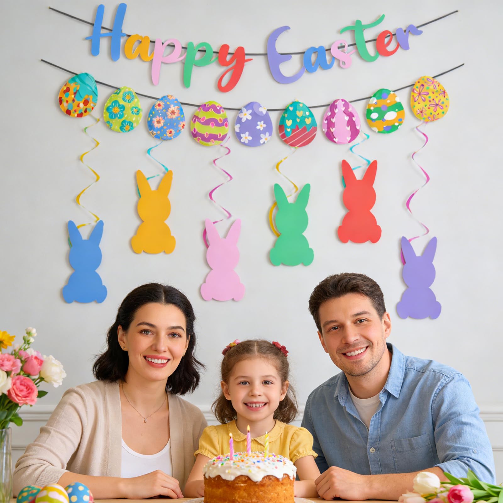 KFJBPB complete Easter set for coordinated party decorations