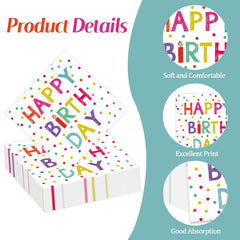 KFJBPB Premium double-layer napkins for soft, strong absorbency