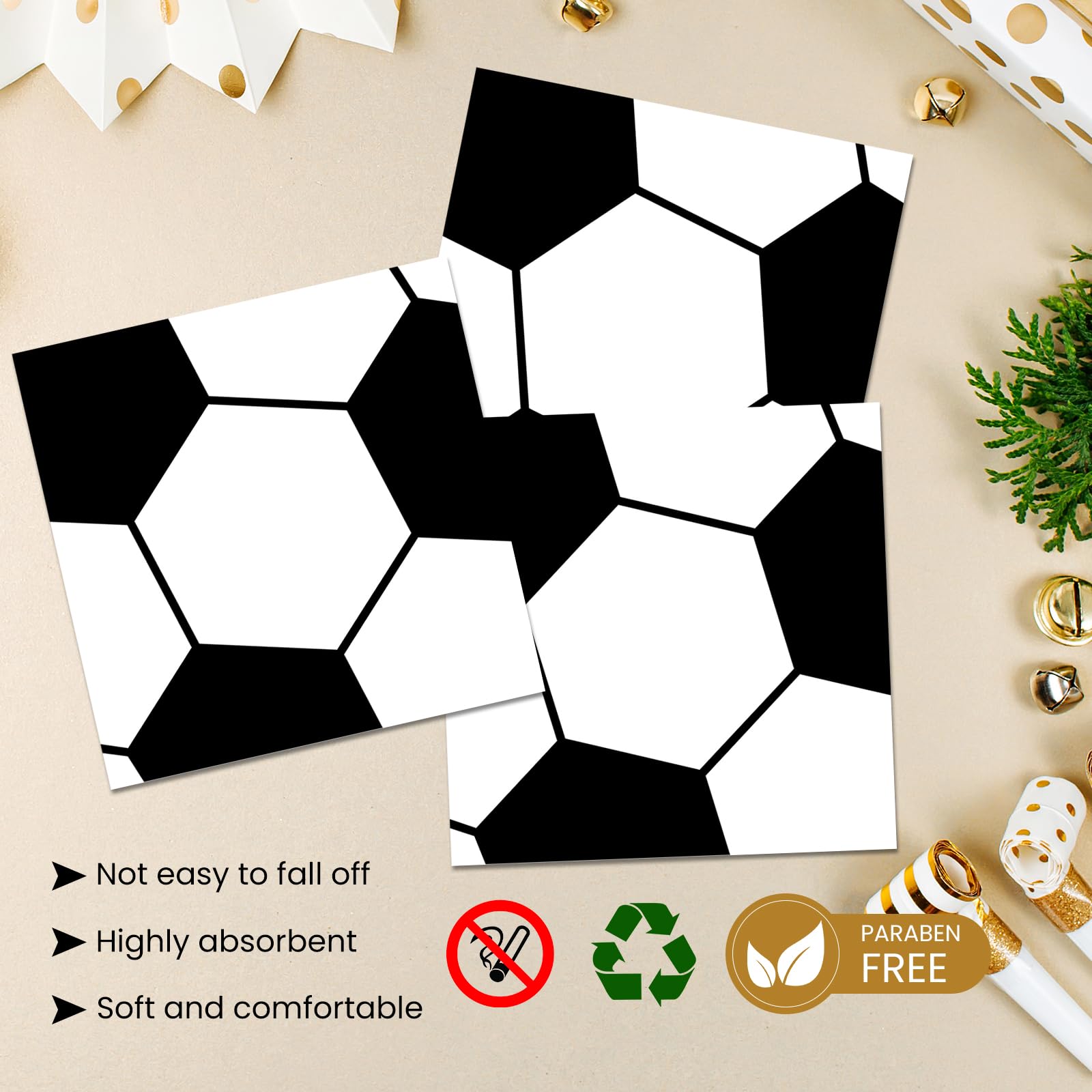 KFJBPB soccer tableware set simplifies setup and serving.