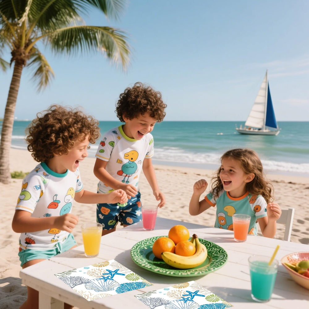 KFJBPB 2-ply napkins offer durable, absorbent use for everyday meals.