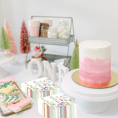 KFJBPB wildflower napkins absorbent texture helps prevent spills