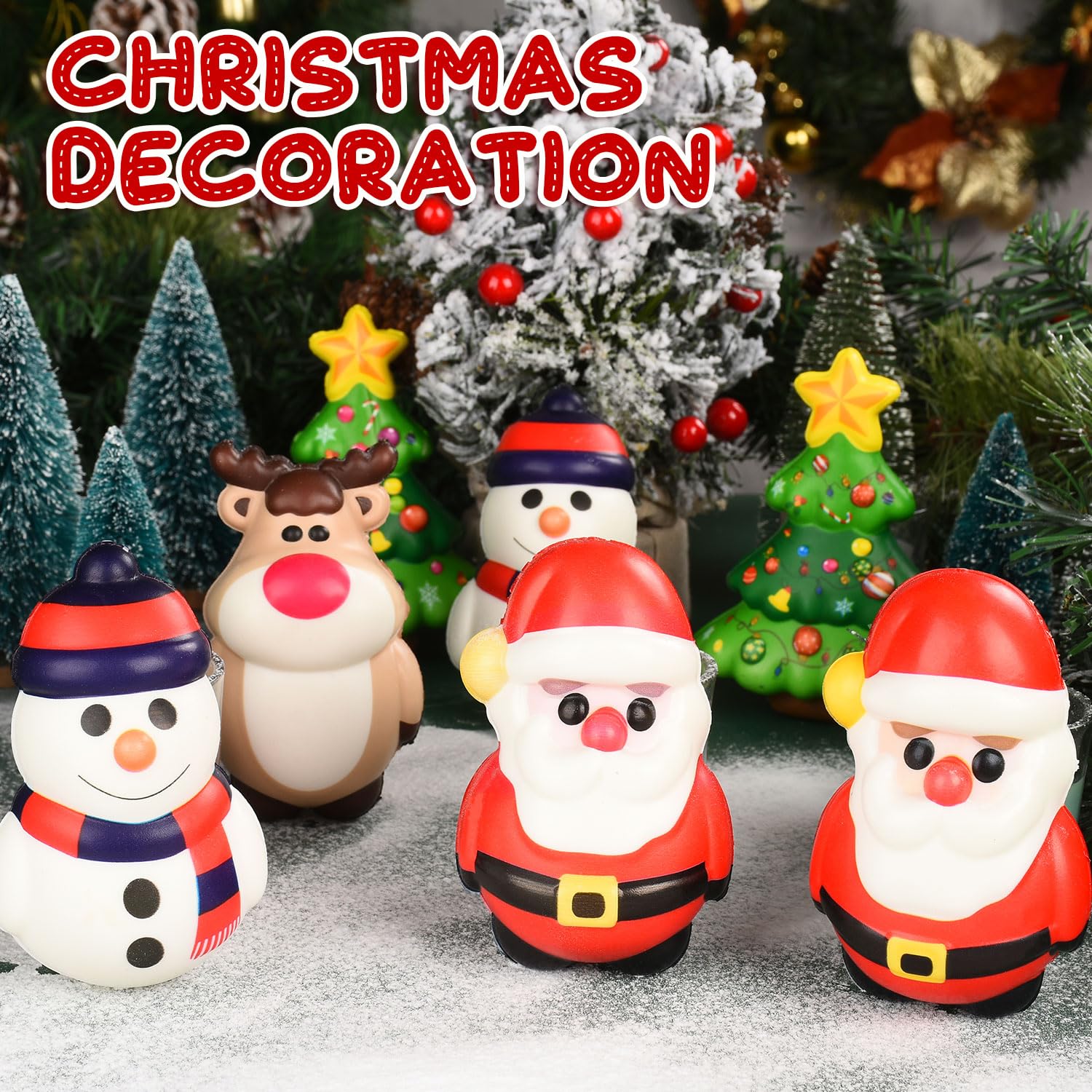 KFPPLXQ Christmas Tree squishy offers tactile relief during breaks.