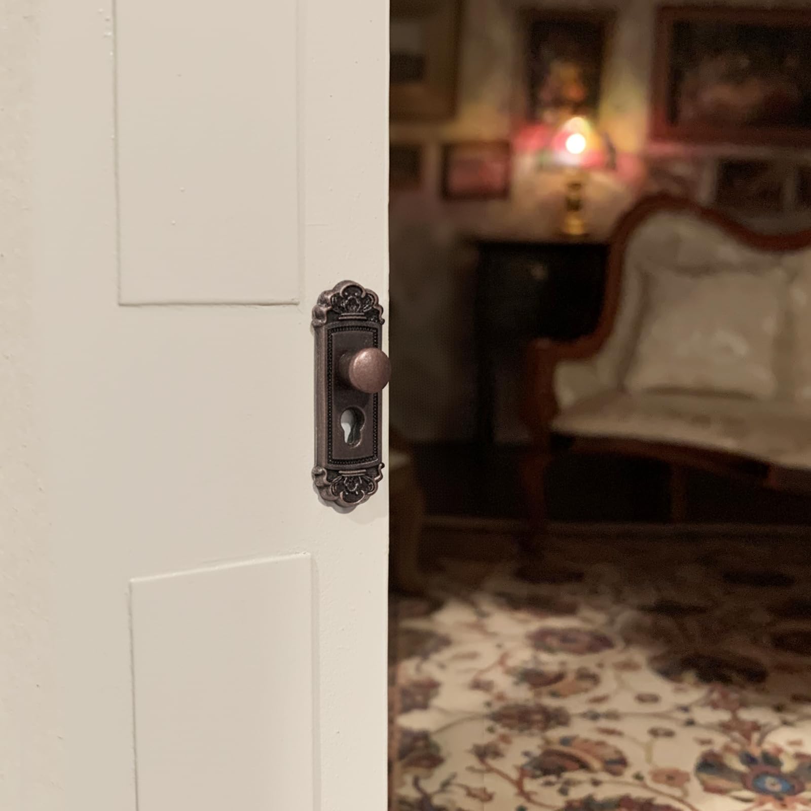 KH866 durable alloy mini hardware for long-lasting dollhouse fittings.