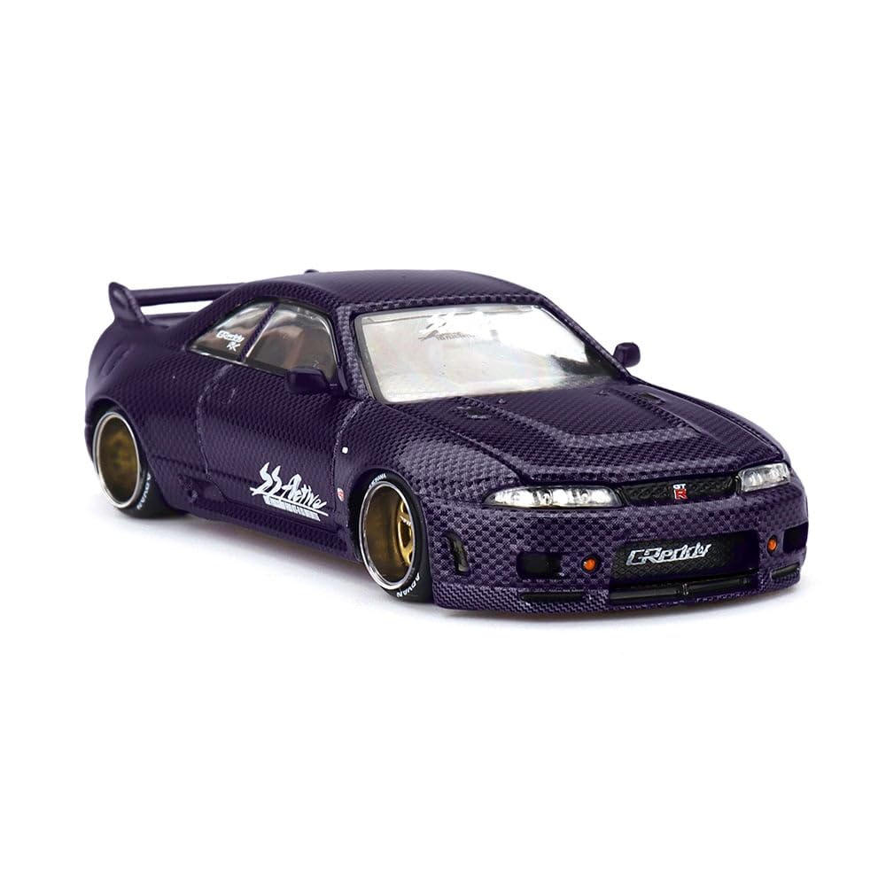 KHMG163 Nissan Skyline GT-R R33 interior and engine details for realistic display
