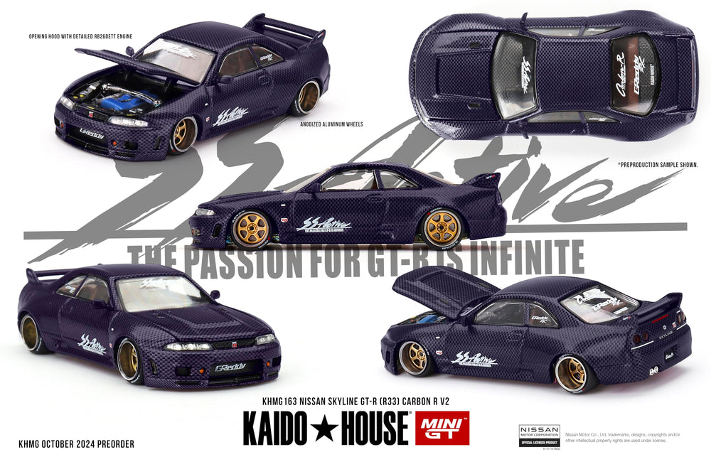 KHMG163 Purple carbon edition with opening hood feature for interactive viewing