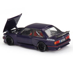 KHMG216 Kaido GT BMW M3 E30 purple top view reveals clean lines and scale realism
