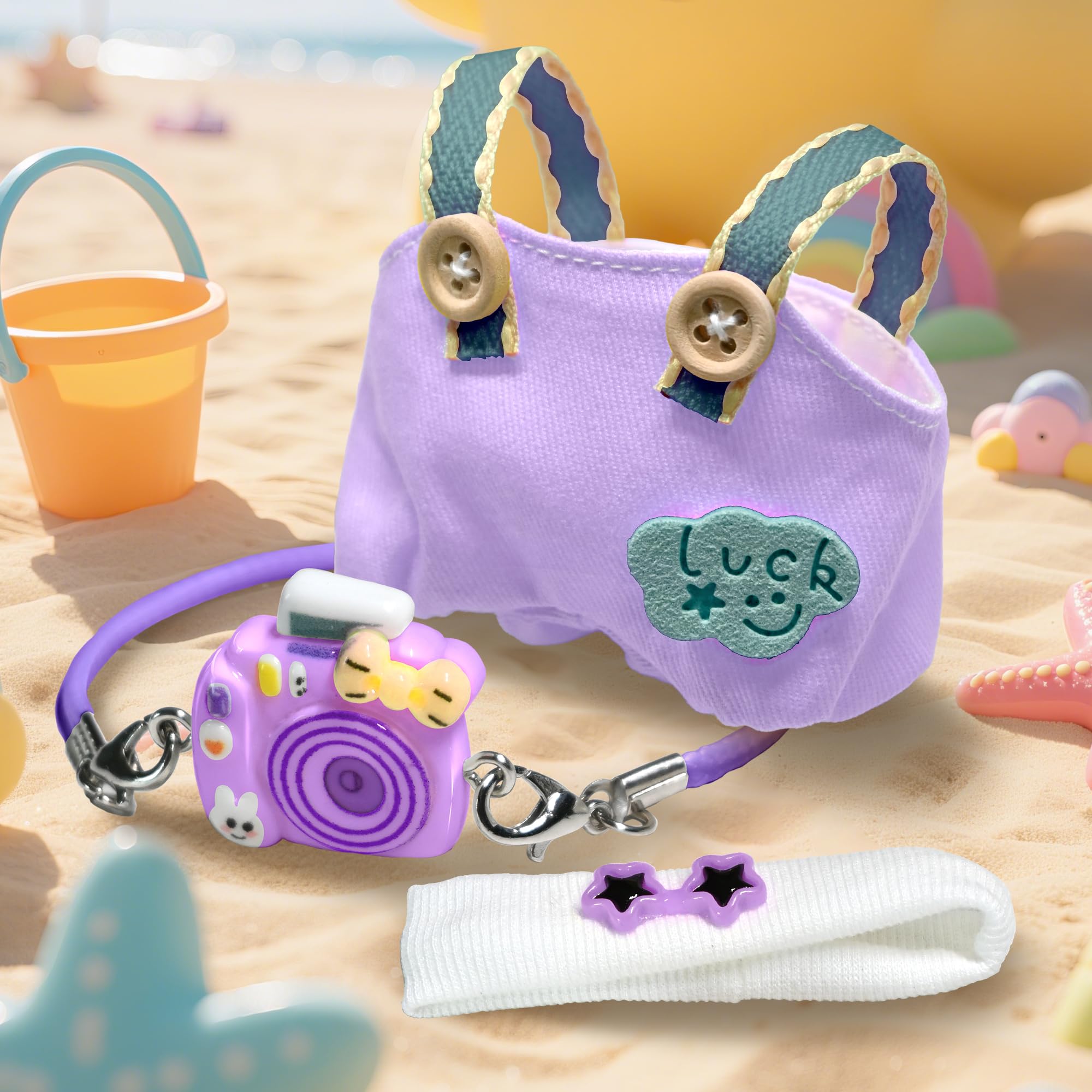 KHOXU 17cm doll fabric detail showcasing soft stretchy material