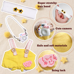 KHOXU doll clothes slip-on design makes dressing quick and easy.