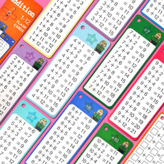Kiadekoce Addition Flash Cards gift-ready learning kit for kids.