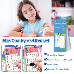 Kiadekoce double-sided cards let kids self-check answers quickly