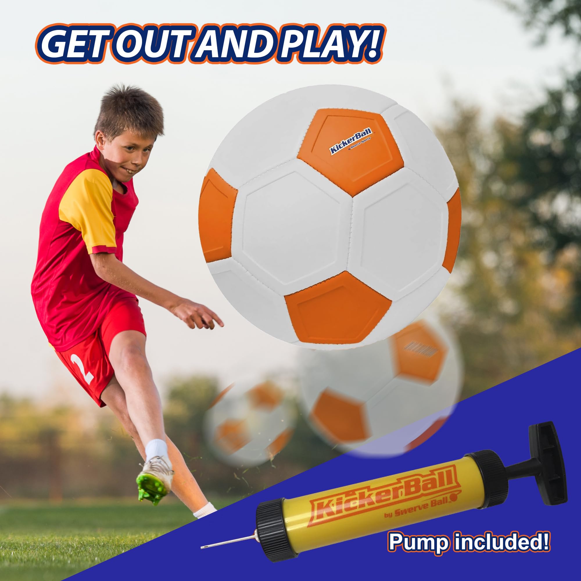 Kickerball beach-backyard-field-play demonstrates versatile outdoor use.