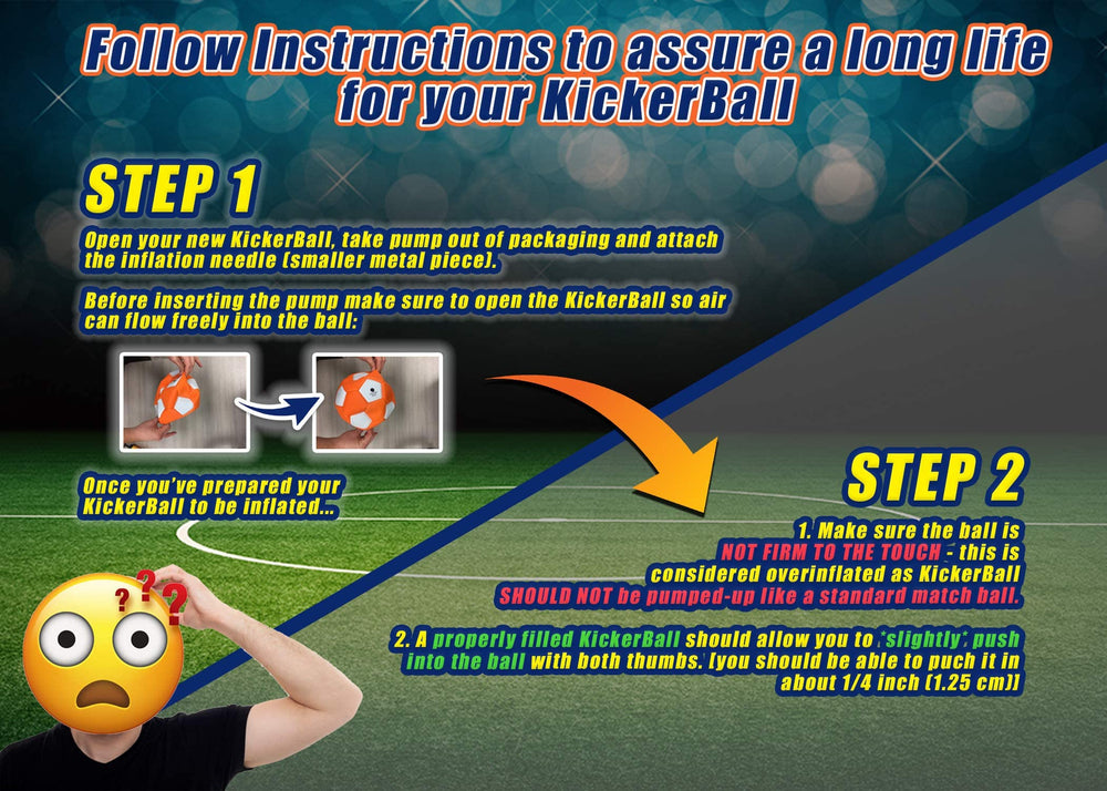Kickerball usable indoors and outdoors for versatile sessions.