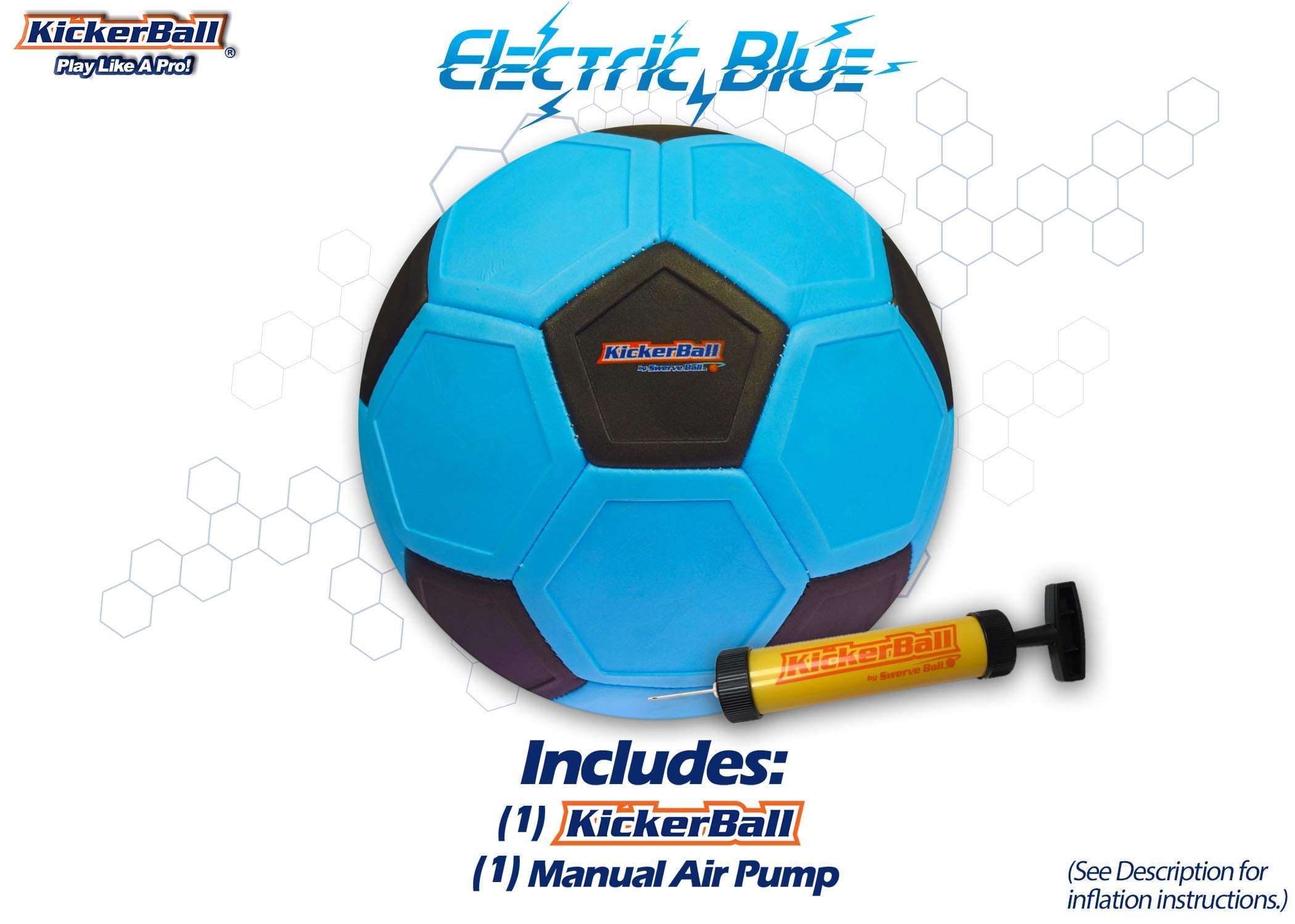 Kickerball size 4 designed for beginners to practice curves safely