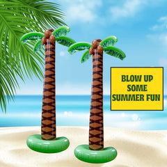 Kicko palm tree decor for poolside setup with durable, reusable design.