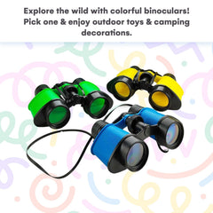 Kicko Toy Binoculars for Kids — safari-themed party favor inspiring curiosity