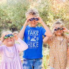 Kicko Toy Binoculars for Kids — neck strap for hands-free adventures