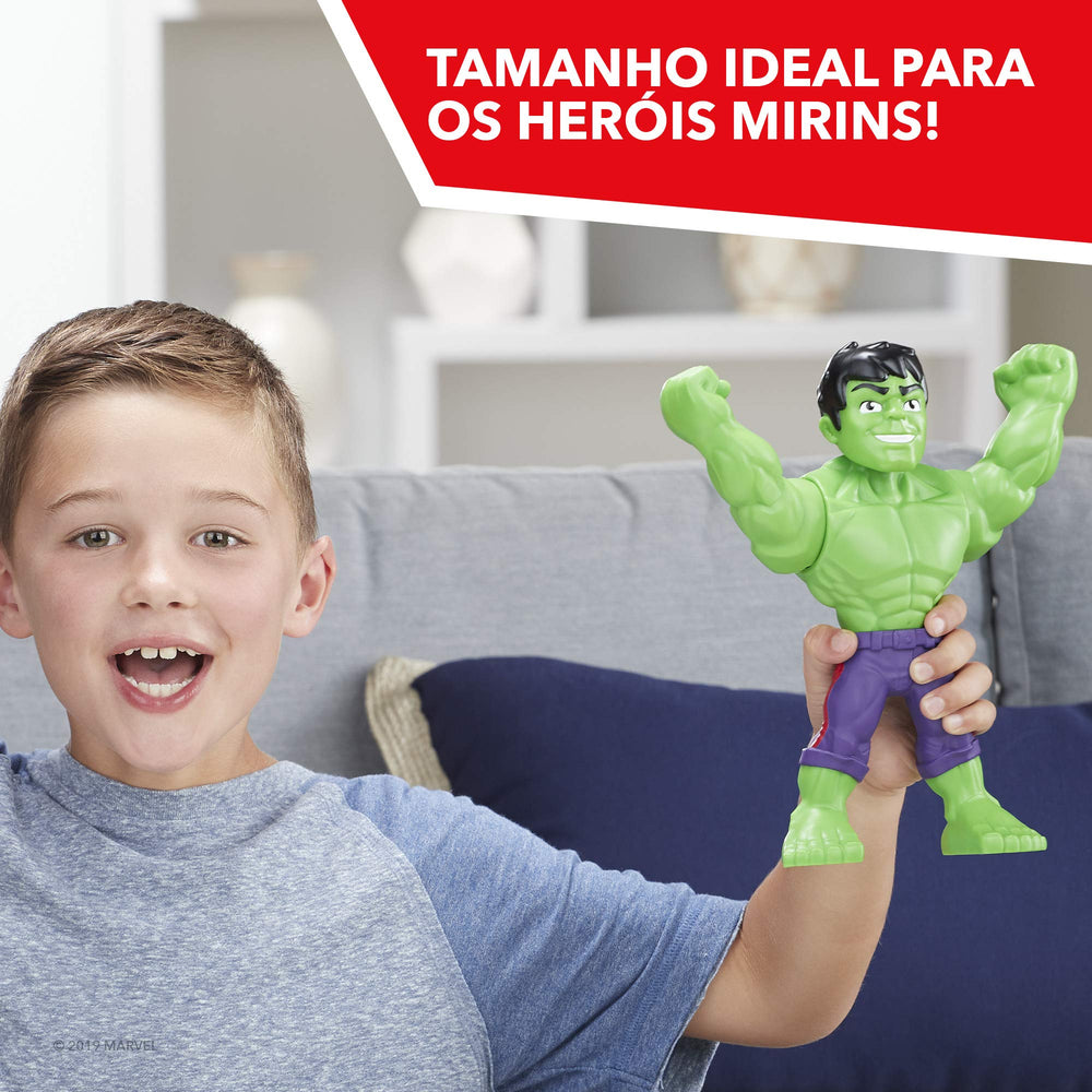 Kid-friendly Hulk figure designed for small hands and grip.