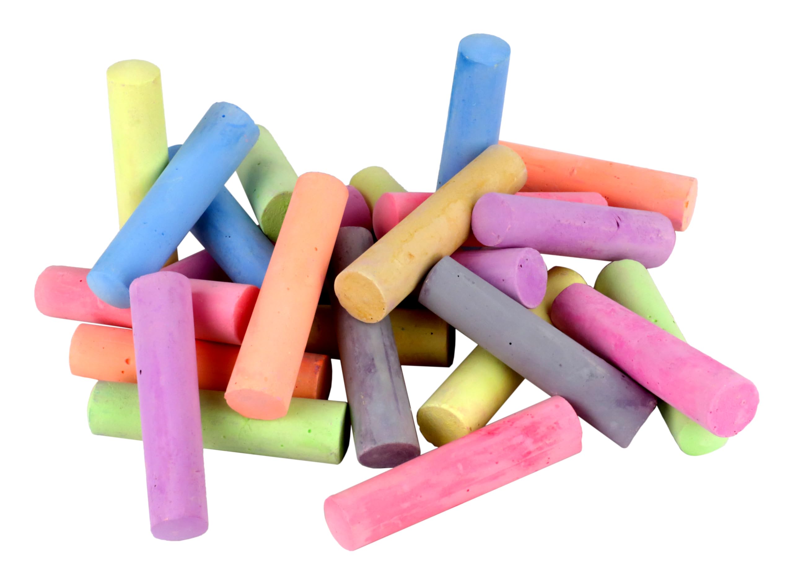 Open chalk bucket shows contents ready for spontaneous park art.