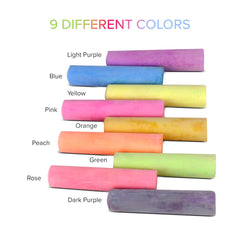 Bright color sticks from Kid Made Modern enhance sidewalk drawings.