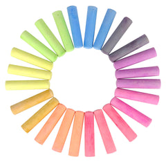 Close-up of durable Kid Made Modern chalk sticks for kids.