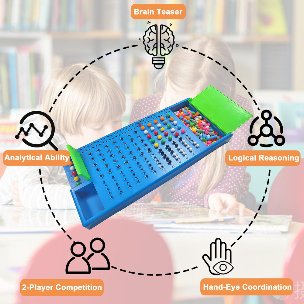 Kidami Code Breaker deduction play area set for two players.