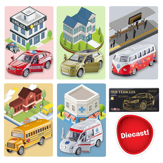 KIDAMI ambulance open doors inviting imaginative rescue play