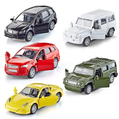 KIDAMI five-car die-cast set front view showing durable toy cars