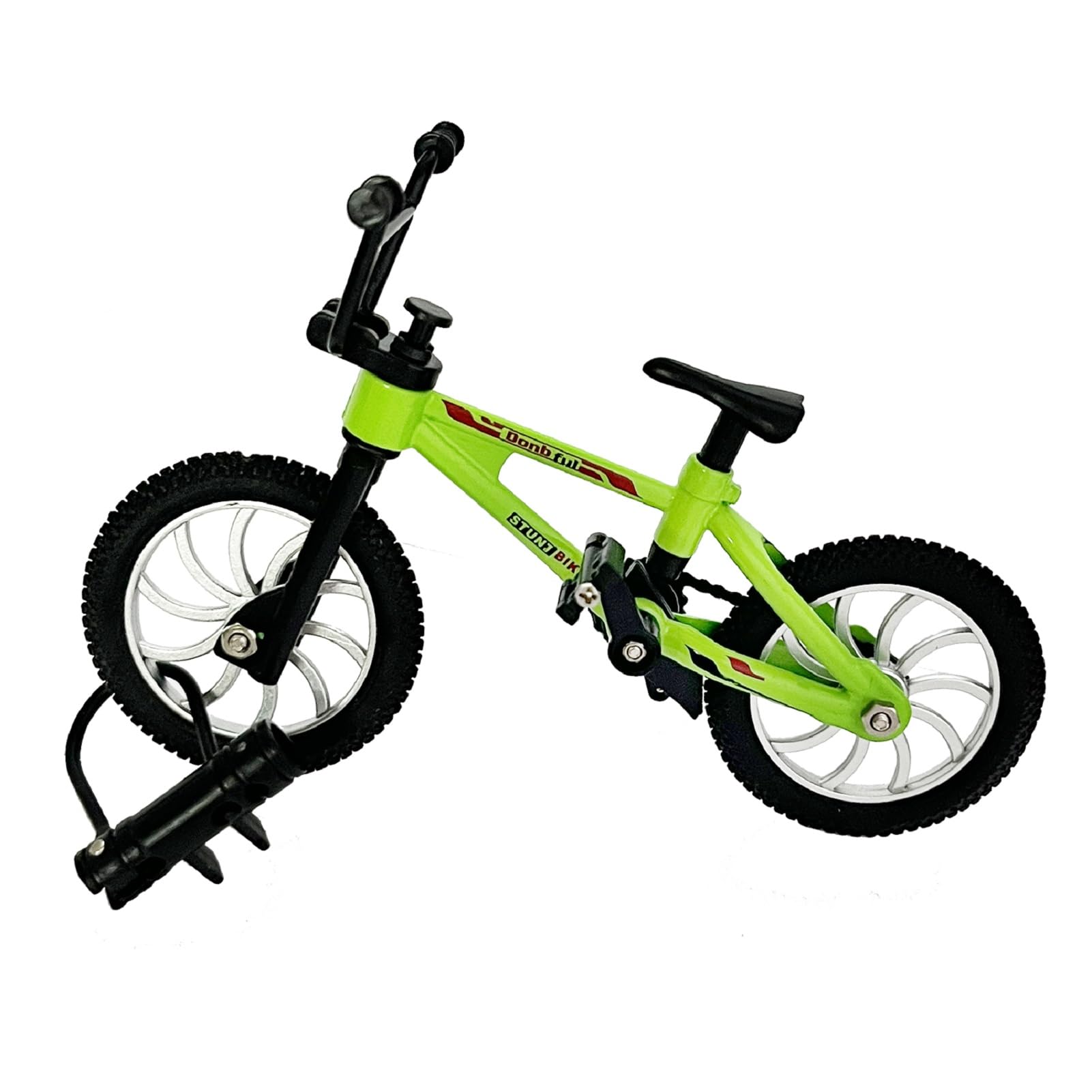 KidBeile mini BMX finger bike with desk-friendly design in green finish