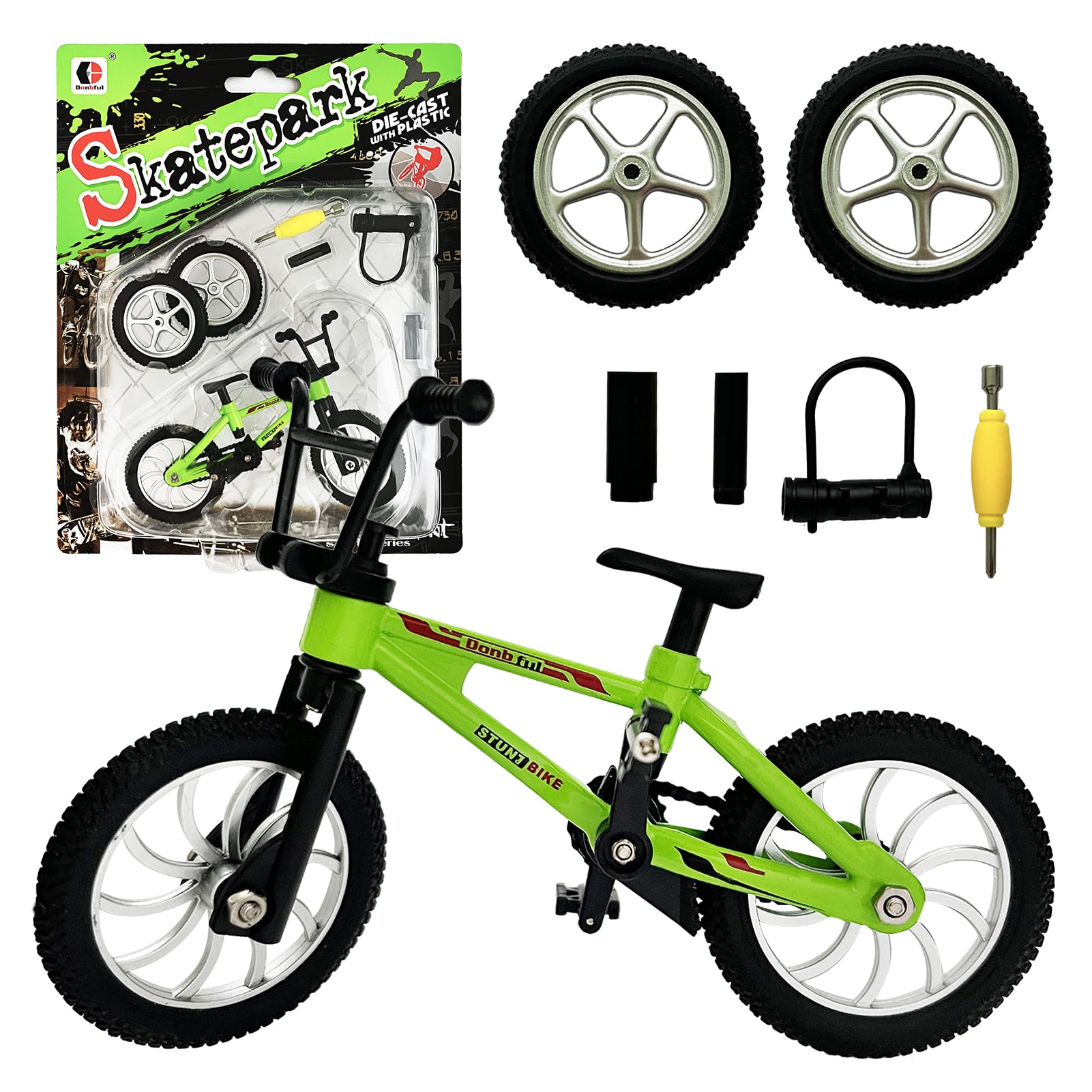 KidBeile mini finger bike with alloy frame and tools for durable play and DIY enjoyment
