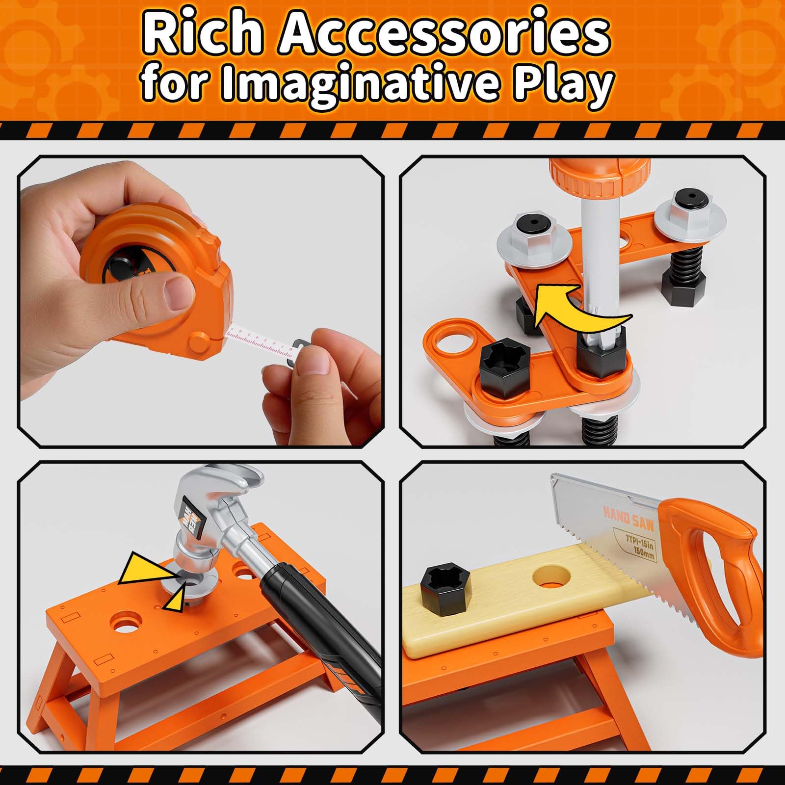 KidBloom Tool Box Storage for tidy, portable playtime