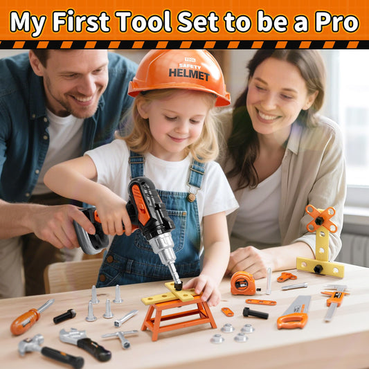 KidBloom safety helmet for safe role-play during construction pretend play