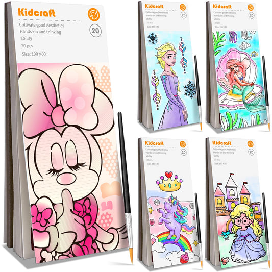 Kidcraft Paint with Water Book cover shows mess-free art for kids