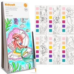Kidcraft Paint with Water Mermaid book cover for mess-free creative play.