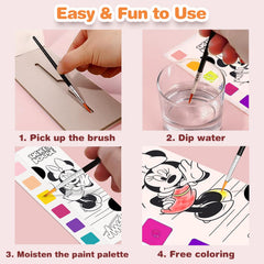 Kidcraft Paint with Water extra refill page extends coloring sessions.