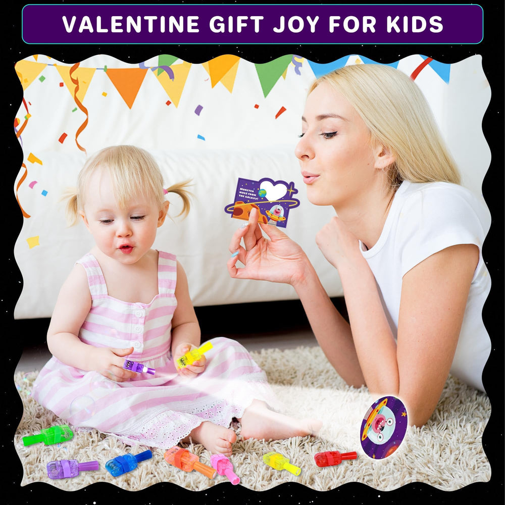Kiddelo space finger light star design ideal for classroom activities and gifts