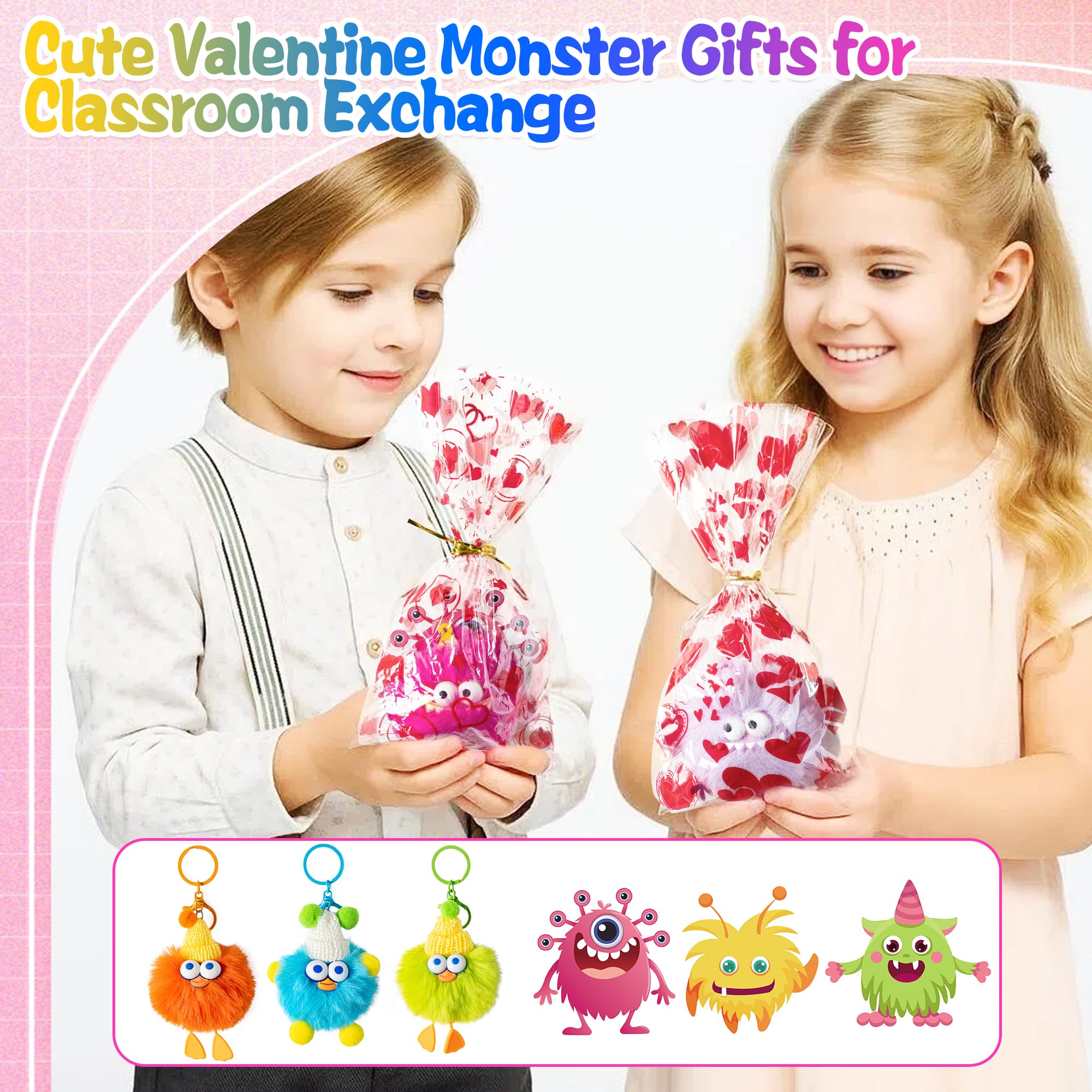 Kiddelo twist ties neatly seal treat bags for non-candy Valentines