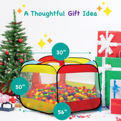 Kiddey ball pit easy setup with pop-up design.