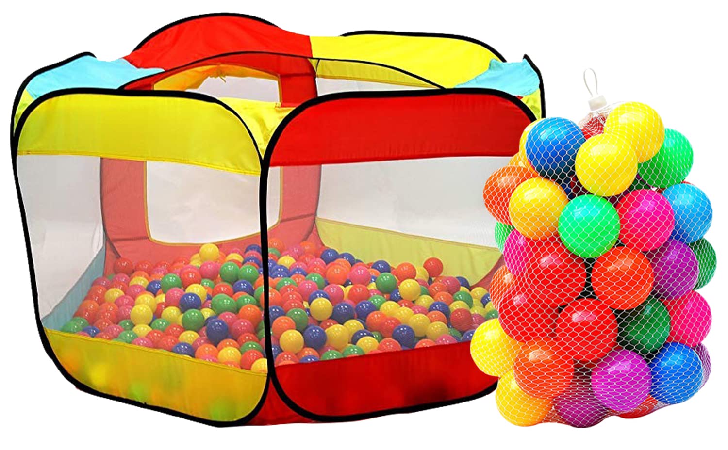 Kiddey ball pit suitable for indoor and outdoor play occasions.