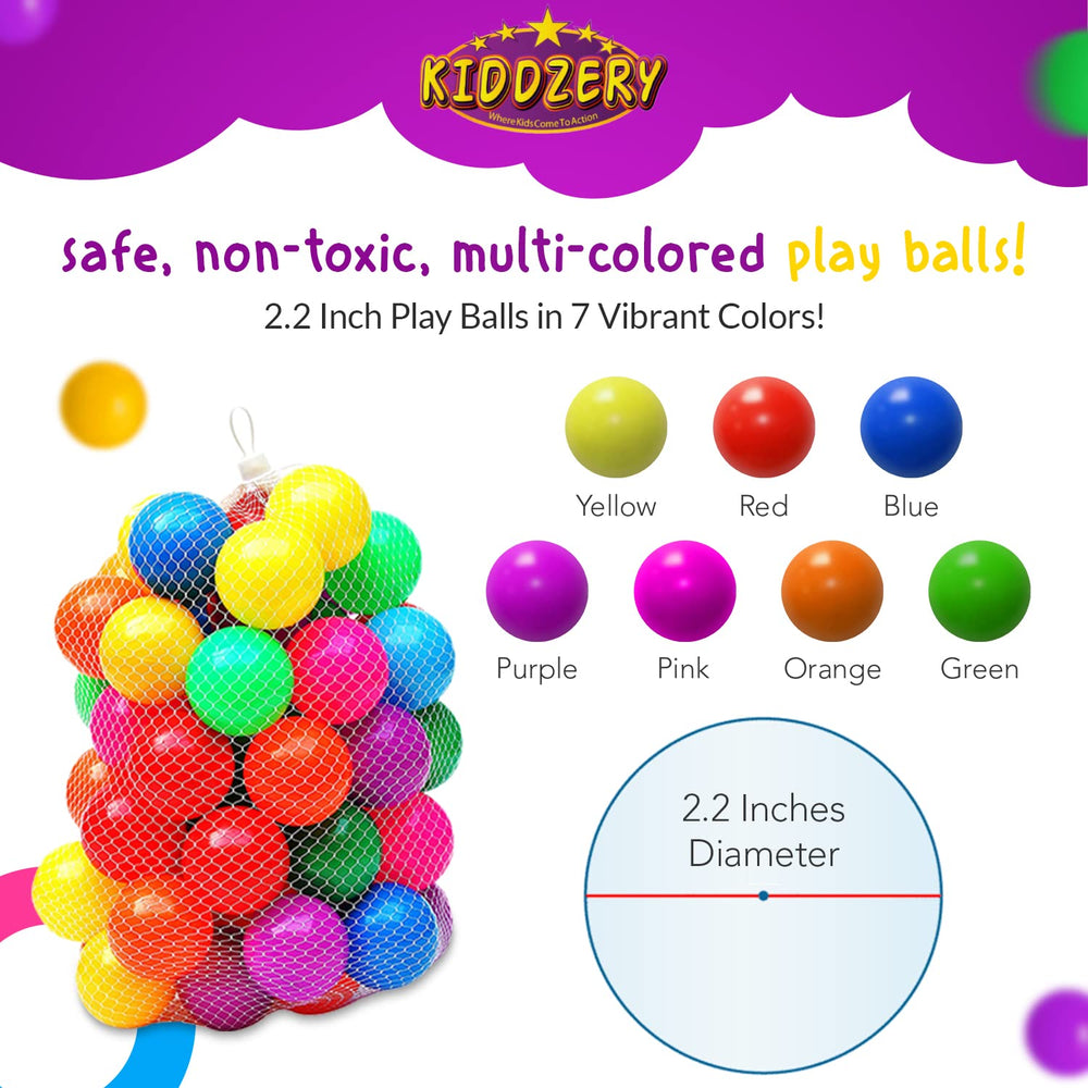 Kiddey ball pit soft waterproof fabric for safe, gentle play.