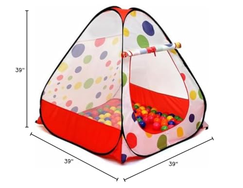 Kiddey ball pit tent open top ready to be filled with balls