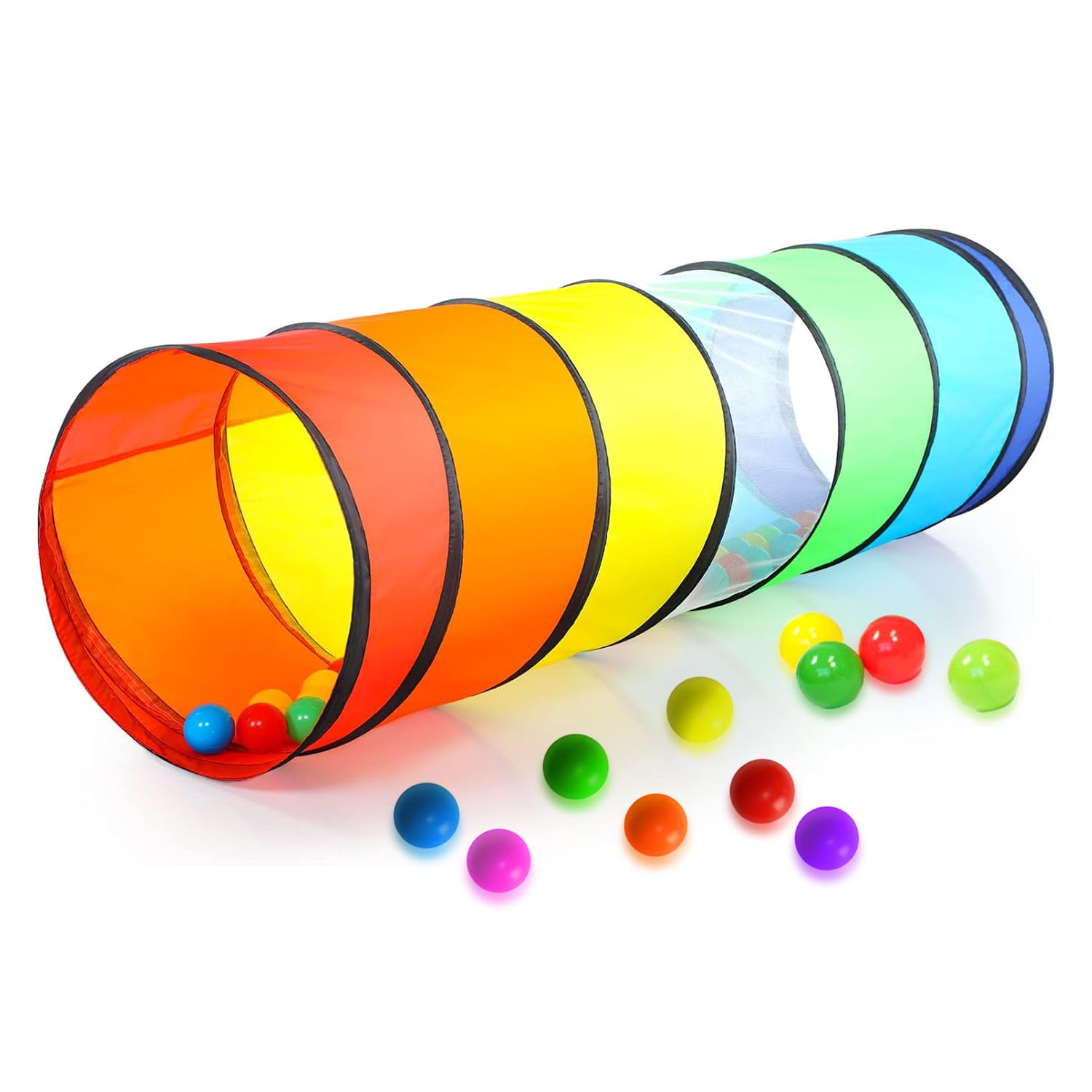 Kiddey double tunnels pop-up set for indoor play and imagination.