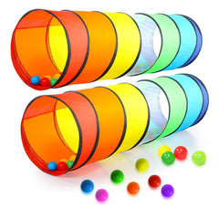 Kiddey double-tunnels pop-up setup for quick indoor fun and exploration.