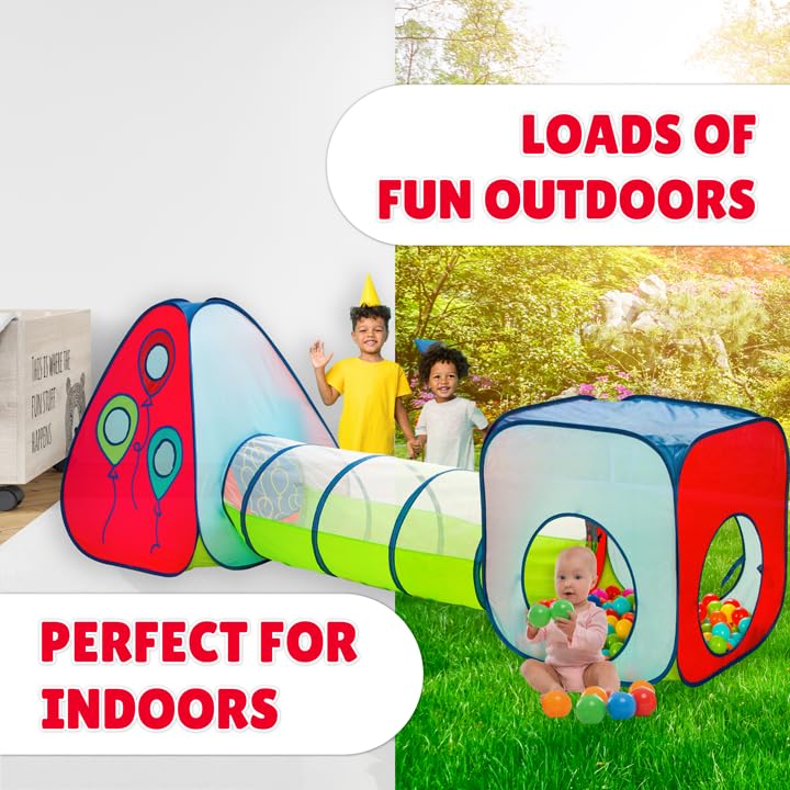 Kiddey indoor-outdoor toddler tent featured for versatile play settings.