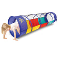 Kiddey play tunnel with see-through sides for engaging indoor and outdoor exploration.