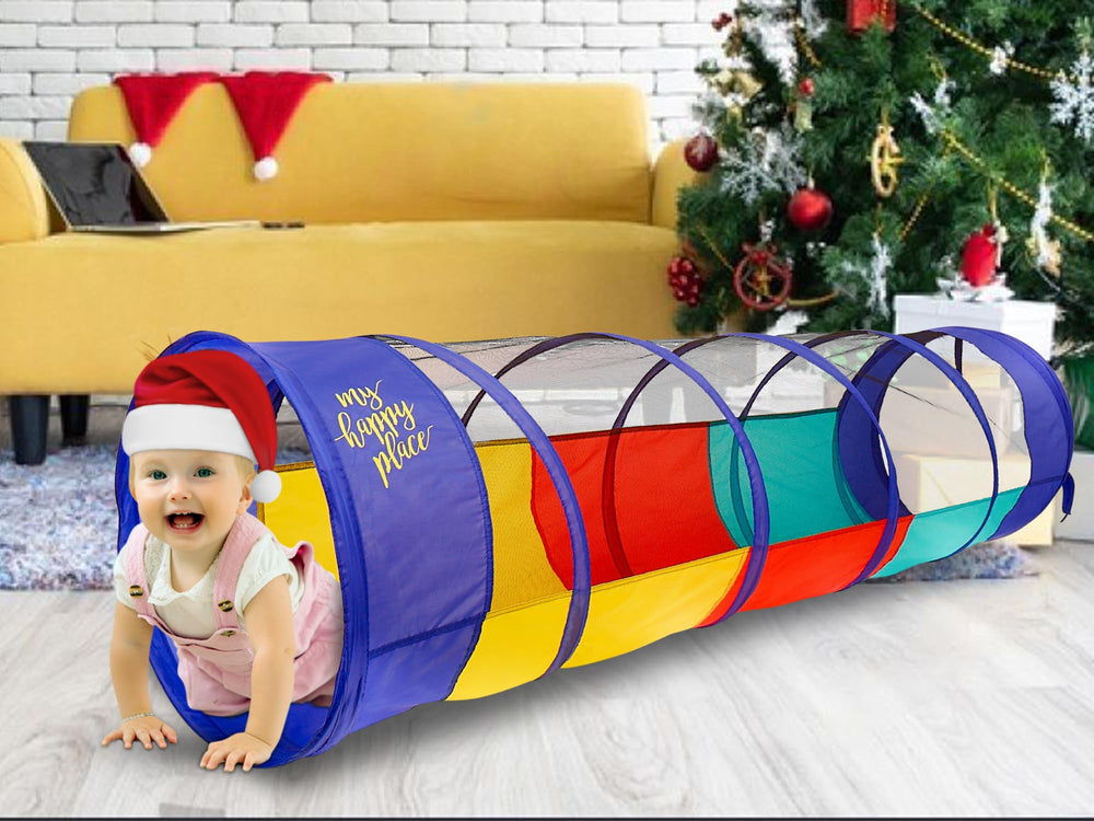 Kiddey pop-up tunnel ready for quick setup and instant fun.